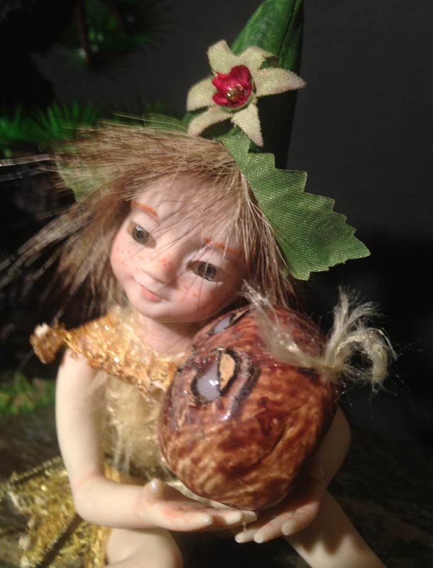 Baby Fairie Pixie Malika and the sweet Chestnut